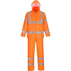 Portwest Hi Vis Packaway Rainsuit