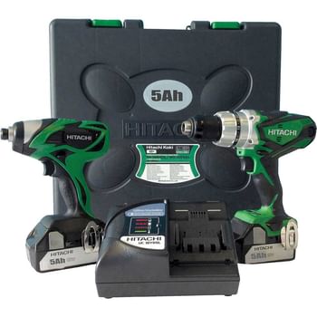Hitachi KC18DKL 18v Cordless Combi Drill and Impact Driver