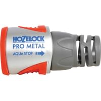 Hozelock Pro Metal AquaStop Hose Pipe Connector 