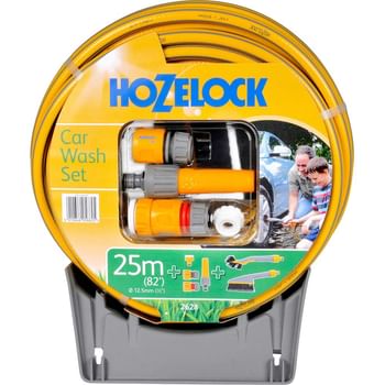 Hozelock Car Washing Brush and Hose Set