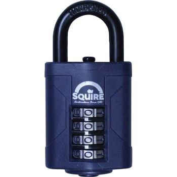 Henry Squire Push Button Combination Padlock Closed Shackle