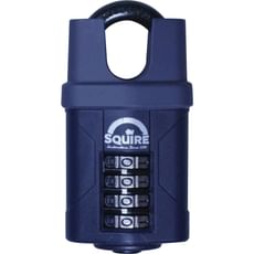 Henry Squire Push Button Combination Padlock Closed Shackle