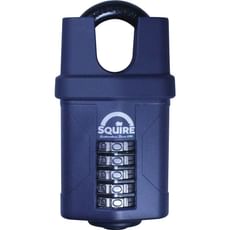 Henry Squire Push Button Combination Padlock Closed Shackle