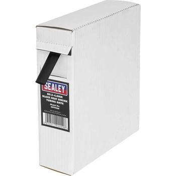 Sealey Heat Shrink Tubing Roll Black