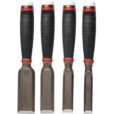 Hultafors 4 Piece Heavy Duty Bevel Edge Wood Chisel Set