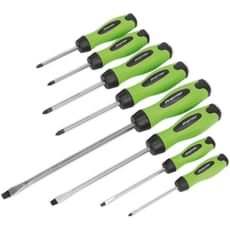 Sealey 8 Piece Hi Vis Hammer Through Screwdriver Set