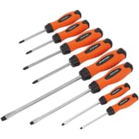 Sealey 8 Piece Hi Vis Hammer Through Screwdriver Set 