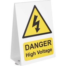 Sealey High Voltage Vehicle Warning Sign