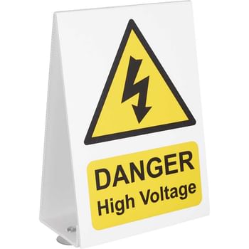 Sealey High Voltage Vehicle Warning Sign