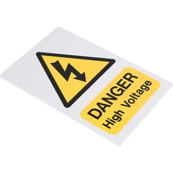 Sealey High Voltage Warning Sign