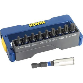 Irwin 10 Piece Impact Screwdriver Bit Set