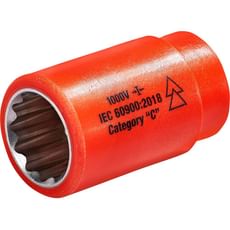 ITL 1/2" Drive Insulated Bi Hexagon Socket