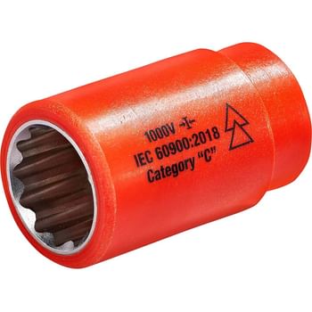 ITL 1/2" Drive Insulated Bi Hexagon Socket