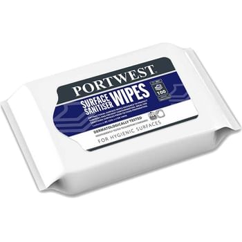 Portwest Antibacterial Surface Wipes