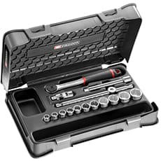 Facom J.161-2P12U 16 Piece 3/8" Drive Bi Hexagon Socket Set Imperial