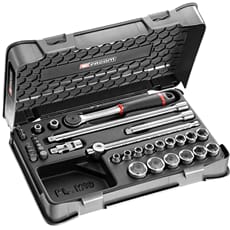 Facom J.431BSP 35 Piece 3/8" Drive Hexagon Socket Set