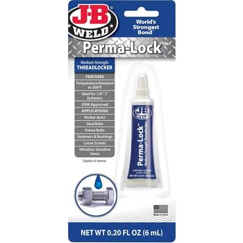 J-B Weld PermaLock Blue Medium Strength Threadlocker