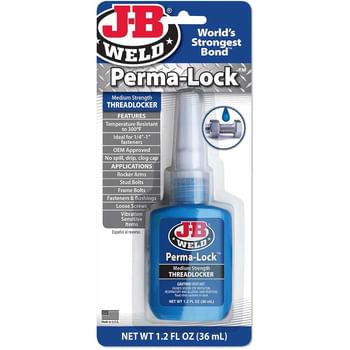 J-B Weld PermaLock Blue Medium Strength Threadlocker