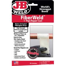 J-B Weld FiberWeld Pipe Repair Cast for Pipes Up to 50mm Diameter