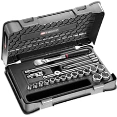 Facom JL.161-3P6 20 Piece 3/8" Drive Hexagon Socket Set
