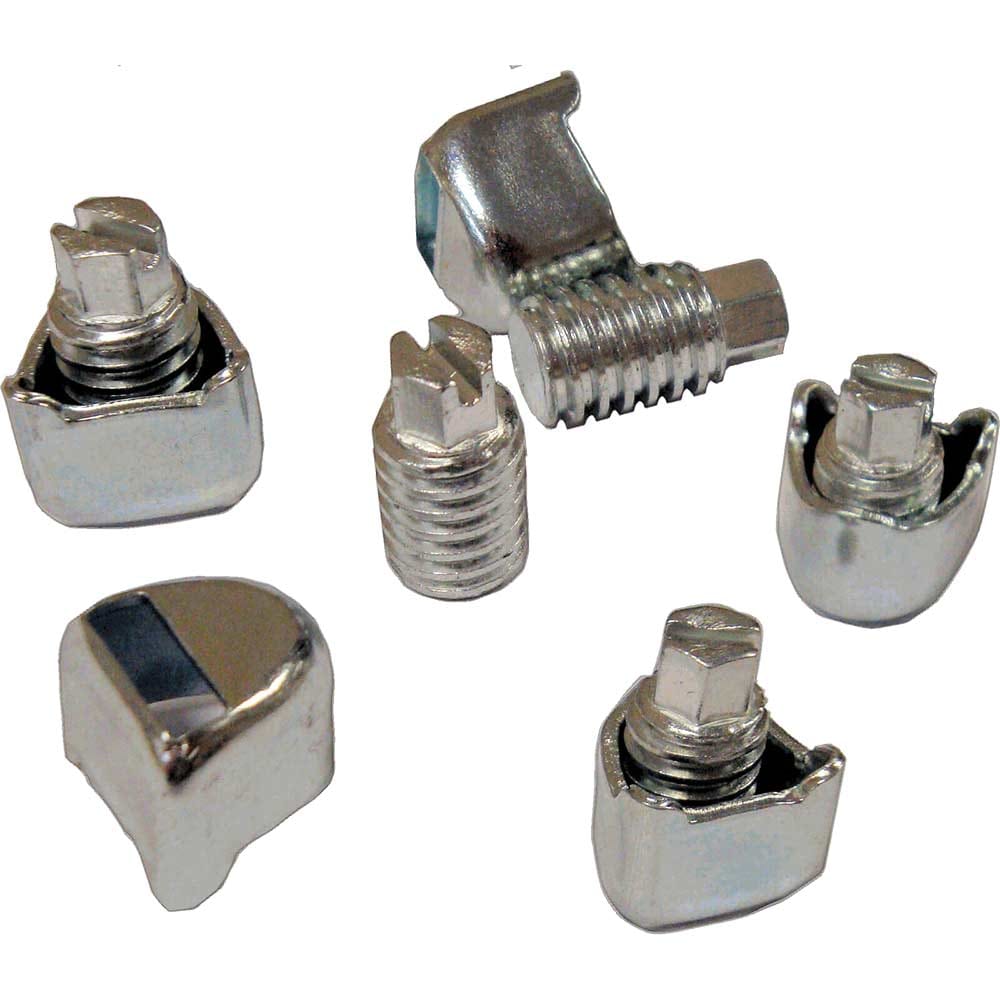Jubilee Zinc-Plated Mild Steel Slotted Hex Mini Fuel Clip, Nut and Bolt