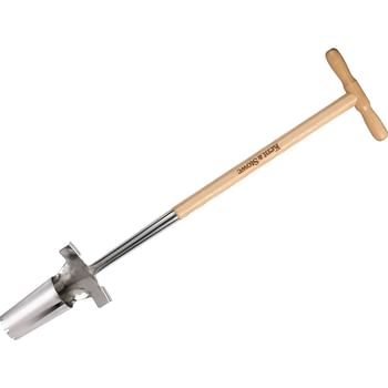 Kent and Stowe Long Handled Bulb Planter Stainless Steel