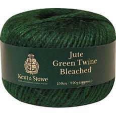 Kent and Stowe Jute Garden Twine Bleached Green 