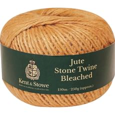 Kent and Stowe Jute Garden Twine Bleached Stone 