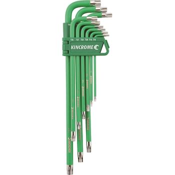 Kincrome 9 Piece Torx Key Set Long Series