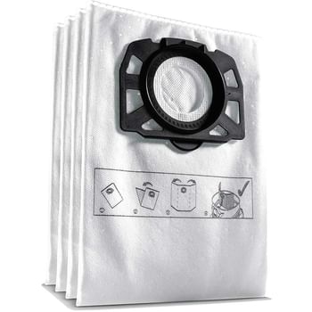 Karcher Fleece Filter Dust Bags for WD 4, 5 and 6 Premium Vacuum Cleaners