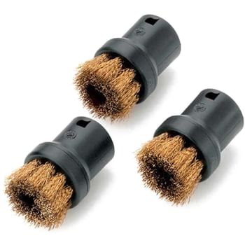 Karcher Round Brushes with Brass Bristles for SC Steam Cleaners