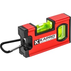 Kapro 771 Twin Mini Pocket Spirit Level and Carabiner 