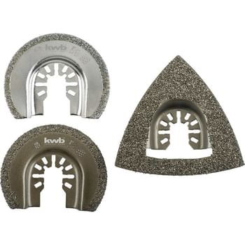KWB 3 Piece Tile Repair Multi Tool Accessory Set