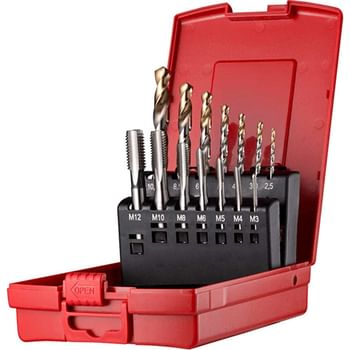 Dormer L115 No 101 14 Piece Hss Metric Tap and Drill Set