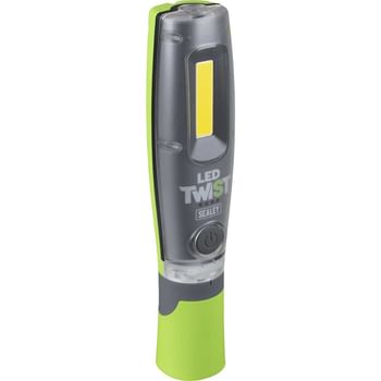 Sealey Rechargeable 8W COB LED Twist Magnetic Inspection Lamp