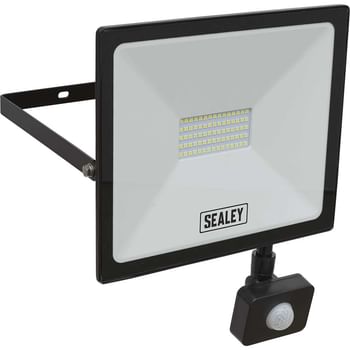 Sealey Extra Slim PIR Sensor 50w LED Floodlight