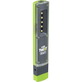 Sealey LED Twist Rechargeable Inspection Light 1W COB & 1W SMD
