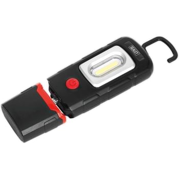 Sealey Rechargeable 360° Inspection Lamp 2W Cob + 1W Led Li-ion