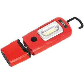 Sealey Rechargeable 360° Inspection Lamp 2W Cob + 1W Led Li-ion