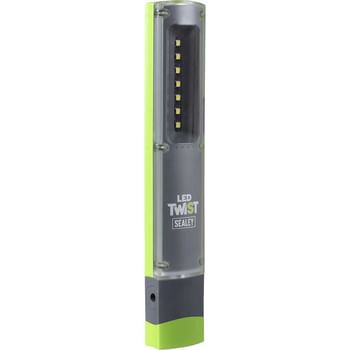 Sealey LED Twist Rechargeable Inspection Light 2W COB & 1W SMD