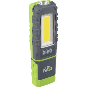 Sealey LED Twist Rechargeable Inspection Light 5W Cob & 1W SMD