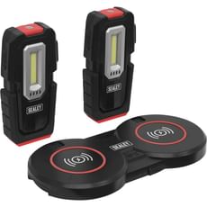 Sealey 2 Piece Inspection Light Set with Wireless Charging Base
