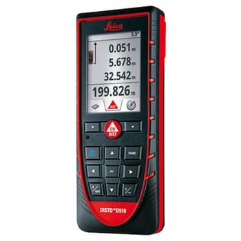 Leica Geosystems Disto D510 Bluetooth Distance Laser Measure