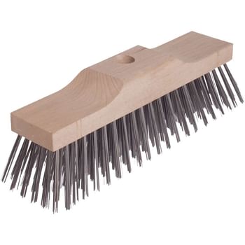 Lessmann Stiff Wire Bristle Broom Head