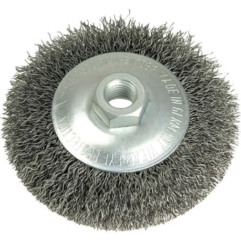 Lessmann 0.35 Cimped Steel Wire Conical Bevel Brush
