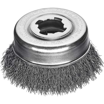 Lessmann X Lock Non Sparking Crimped Wire Cup Brush