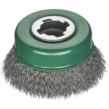 Lessmann X Lock Non Sparking Crimped Stainless Steel Wire Brush