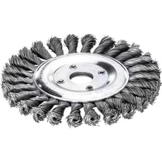 Lessmann 0.5 Steel Wire Knot Wheel Brush