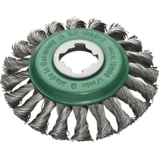 Lessmann X Lock Non Sparking Stainless Steel Knotted Wire Wheel