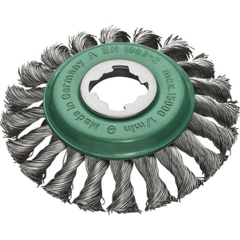 Lessmann X Lock Non Sparking Stainless Steel Knotted Wire Wheel